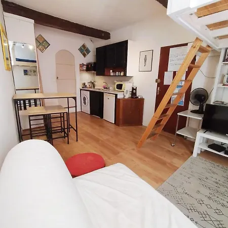 Le Du Cardinal Central/ Wifi/ A Pieds! Lägenhet *