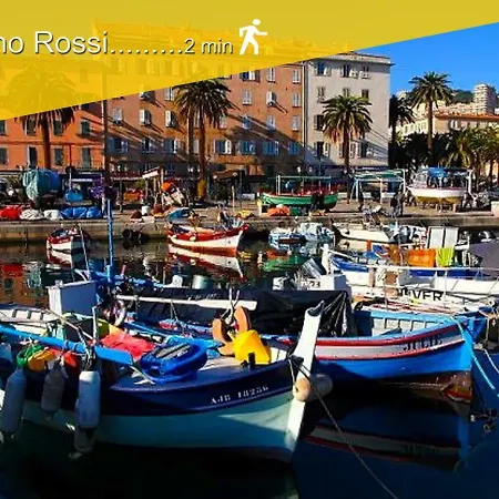 Le Du Cardinal Central/ Wifi/ A Pieds! Lägenhet Ajaccio (Corsica)