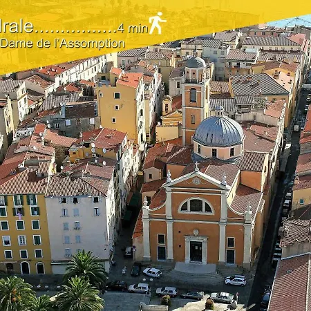 Le Du Cardinal Central/ Wifi/ A Pieds! Lägenhet Ajaccio (Corsica)