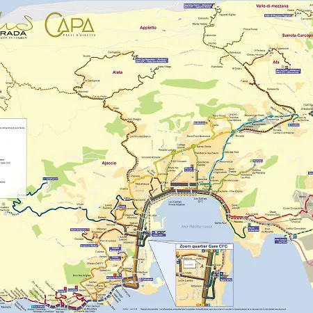 Lägenhet Le Du Cardinal Central/ Wifi/ A Pieds! Ajaccio (Corsica)