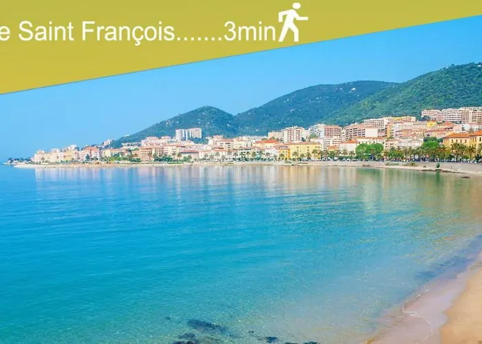 Le Du Cardinal Central/ Wifi/ A Pieds! Ajaccio (Corsica)