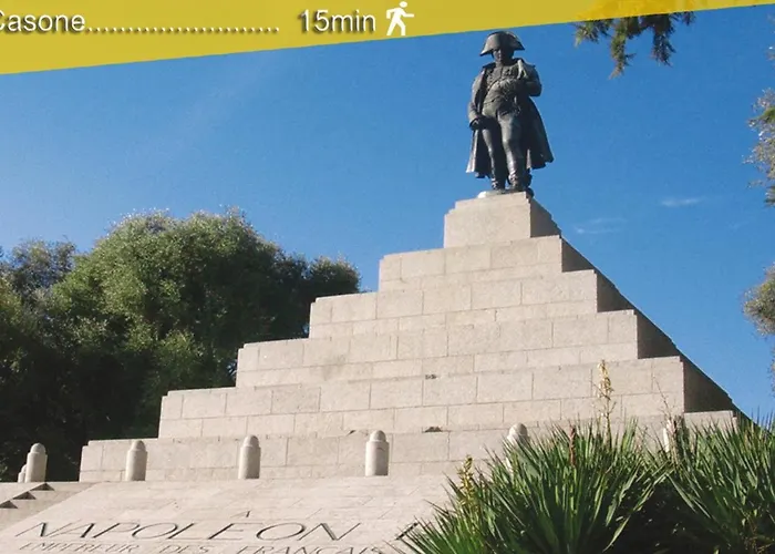 Le Du Cardinal Central/ Wifi/ A Pieds! Apartmán Ajaccio (Corsica)